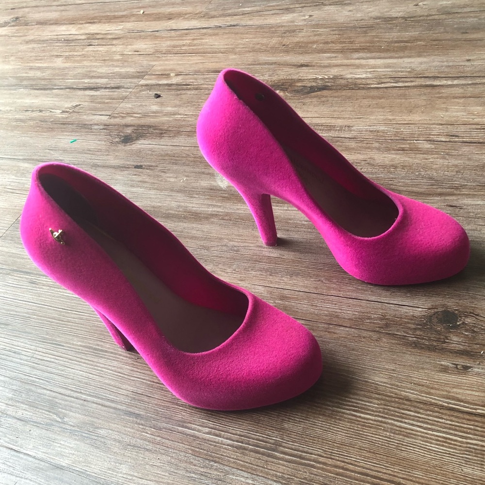 Vivienne Westwood Melissa Hot Pink Heels Size 7